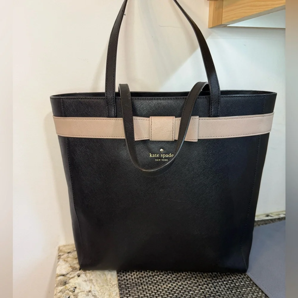 EUC Kate Spade Kirk Park Saffiano Leather Britain Tote Bag - Picture 1 of 10